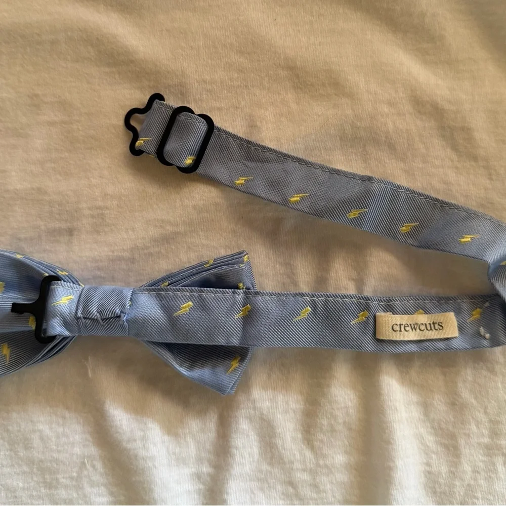 Boy’s Blue Bow Tie with Lightning Bolts from Crewcuts (J.Crew)